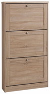 Danish Style Hektor Shoe Rack, 130cm, Sonoma Oak - Shoe Rack