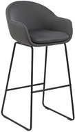 Bar stool Melina (SET 2 pcs), dark grey - Bar Stool