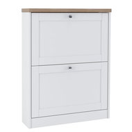 Danish Style Hektor Shoe Rack, 90cm, White - Shoe Rack