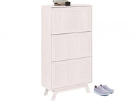 Danish Style Ohaia Shoe Rack, 136cm, White - Shoe Rack