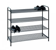 Mortens Furniture Freddy III Shoe Rack, 83cm, Black - Shoe Rack