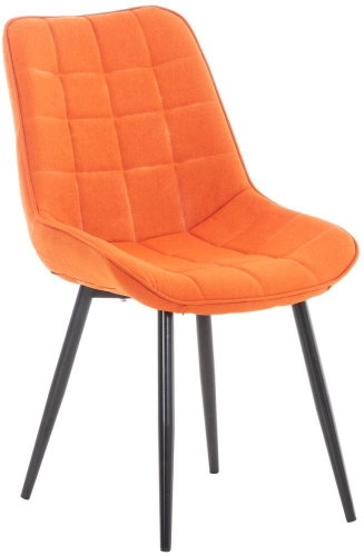BHM Germany Jídelní židle Gigi, textil, oranžová - Jídelní židle - Main image