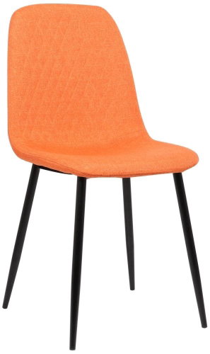 BHM Germany Jídelní židle Giverny, textil, oranžová - Jídelní židle - Main image