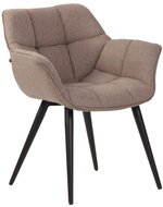 BHM Germany Jídelní židle Roseville, textil, taupe - Jídelní židle
