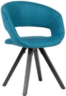 Brüxxi Jídelní židle Melany, textil, modrá - Jídelní židle