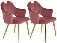 Brüxxi Jídelní židle Monky (SET 2 ks), růžová - Jídelní židle