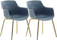 Brüxxi Jídelní židle Perta (SET 2 ks), modrá - Jídelní židle