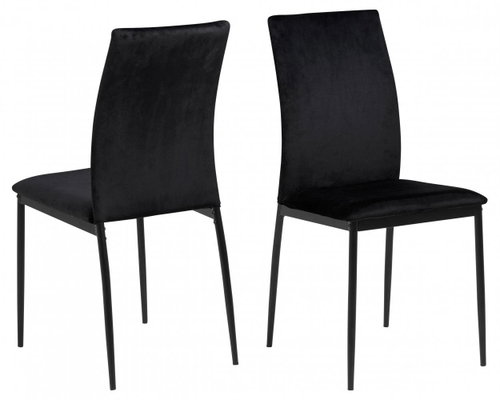 Design Scandinavia Jídelní židle Demina (SET 4 ks), černá - Jídelní židle - Main image