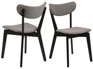 Design Scandinavia Jídelní židle Roxby (SET 2ks), dub, šedá - Jídelní židle