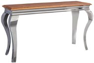 Brüxxi Konzolový stôl Ace, 130 cm, Sheesham / nehrdzavejúca oceľ - Konzolový stolík