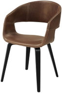 Kimberly Dining Chair (SET 2 pcs), Black/Brown - Dining Chair