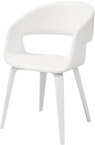 Kimberly Dining Chair (SET 2 pcs), White/White - Dining Chair - Main image