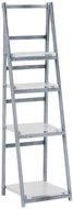 Ladder Shelves Lilla, 151cm, Grey/White - Shelving Unit