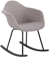 Gladje Textile Rocking Chair, Grey - Armchair