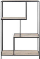 Seashell Shelf/Bookcase with 2 Shelves 114cm, Sonoma Oak - Shelving Unit