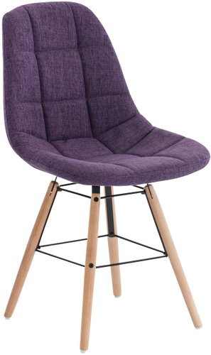 Dining chair Toronto textile purple - Dining Chair - Main image
