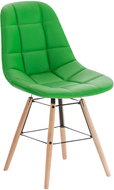 Dining chair Toronto leather green - Dining Chair