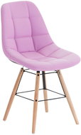 Dining chair Toronto leather pink - Dining Chair