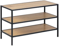 Shoe Rack with 3 Shelves Seashell, 77cm, Oak - Shoe Rack