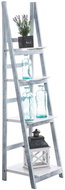 Talma Shelf, 153cm, White / Grey - Shelving Unit