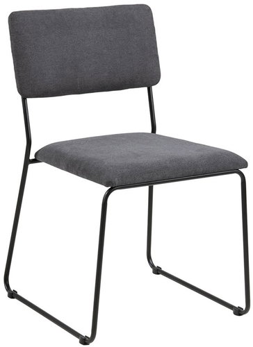 Melodi dining chair (SET 2 pcs), anthracite - Dining Chair - Main image