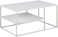 Lyfte Metal Coffee Table, 90cm, White - Coffee Table