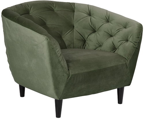 Armchair with Armrests Megan, Green - Armchair - Main image