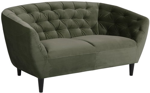 2-seater sofa Megan, 150 cm, green - Couch - Main image