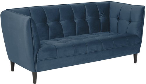 Sofa 2.5-seater Joana, 182 cm, blue - Couch - Main image