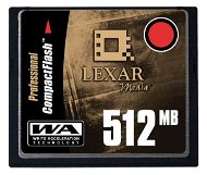 LEXAR Compact Flash 512MB 80x Write Acceleration - Memory Card