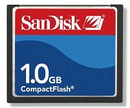 SanDisk Compact Flash 1GB - Memory Card