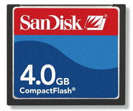 SanDisk Compact Flash 4GB - Memory Card