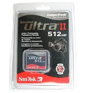 SanDisk Compact Flash 512MB Ultra II 60x - Memory Card