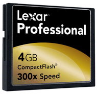 LEXAR Compact Flash 4GB Professional - Memory Card