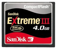 SanDisk Compact Flash 4GB Extreme III - Memory Card
