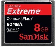 Sandisk Compact Flash 8GB 400x Extreme - Pamäťová karta