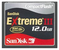 SanDisk Compact Flash 12GB Extreme III 133x - Memory Card