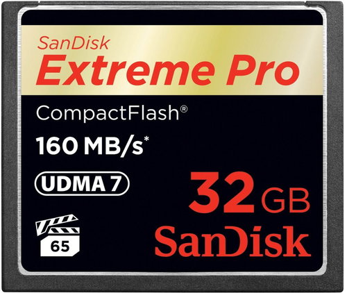 SANDISK Compact Flash 32GB 1000x Extreme Pro - Memory Card - Main image