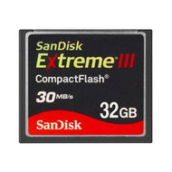 SanDisk Extreme III CompactFlash 32GB - Memory Card