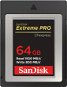 Memóriakártya Sandisk Compact Flash Extreme PRO CFexpress 64GB, Type B - Paměťová karta