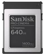 SanDisk CFexpress Type B 640GB PRO-CINEMA - Paměťová karta