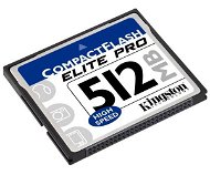 Kingston Compact Flash 512MB ElitePro HiSpeed 50x - Memory Card