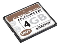 Kingston Compact Flash 4GB Ultimate 100x - Memory Card