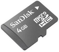 SanDisk Micro SDHC 4GB Mobile Photo + SD adapter - Memóriakártya