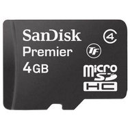 Micro Secure Digital 4GB SDHC - Memory Card