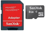 SanDisk Micro SDHC 8GB Mobile Photo Class 4 + SD adaptér - Pamäťová karta