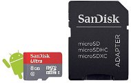 SanDisk Ultra Micro SDHC 8GB Class 10 + SD-Adapter - Speicherkarte