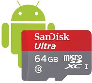  SanDisk Micro SDXC Class 10 Ultra 64 GB + SD Adapter  - Speicherkarte
