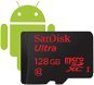 SanDisk Ultra MicroSDXC 128GB Class 10 + SD adapter - Memóriakártya