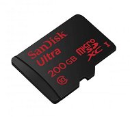 SanDisk MicroSDXC 200 Gigabyte Ultra Class 10 UHS-I + SD-Adapter - Speicherkarte